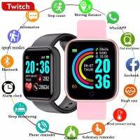 【Jump】 Twitch Smart Watch หน้าจอสัมผัสสำหรับผู้ชายผู้หญิง IP67กันน้ำกีฬานาฬิกาสำหรับ iPhone Xiaomi Samsung Huawei Bluetooth Smartwatch