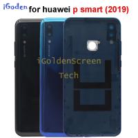 ใหม่ล่าสุดเคสกระจกด้านหลังเหมาะสำหรับ Huawei P สมาร์ท2019ประตูฝาหลังฝาหลังปิดโทรศัพท์พร้อมอะไหล่เคสกระเป๋าใส่กล้อง