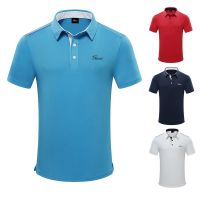 Golf Gear New summer golf clothing mens short-sleeved jersey Polo shirt sports casual outdoor golf clothing can be customized