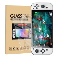 2 Pack 9H Tempered Glass Screen Protector Compatible with Nintendo Switch OLED Model 2021 HD High Response and Anti-Scratch Film