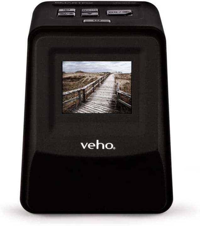 veho-smartfix-portable-stand-alone-14-megapixel-negative-film-amp-slide-scanner-with-2-4-digital-screen-and-135-slider-tray-for-135-110-126-negatives-compatible-with-mac-pc-black-vfs-014-sf-14-megapix