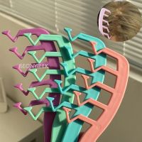 【CC】 Hair Fluffy Comb Instant Volumizer Curly Styling Combs Slit Cover Z Combing