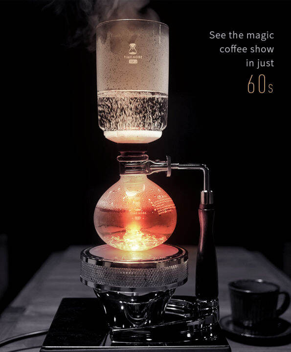 timemore-เครื่องชงกาแฟไซฟ่อน-รับประกัน-syphon-2-0-3-cups