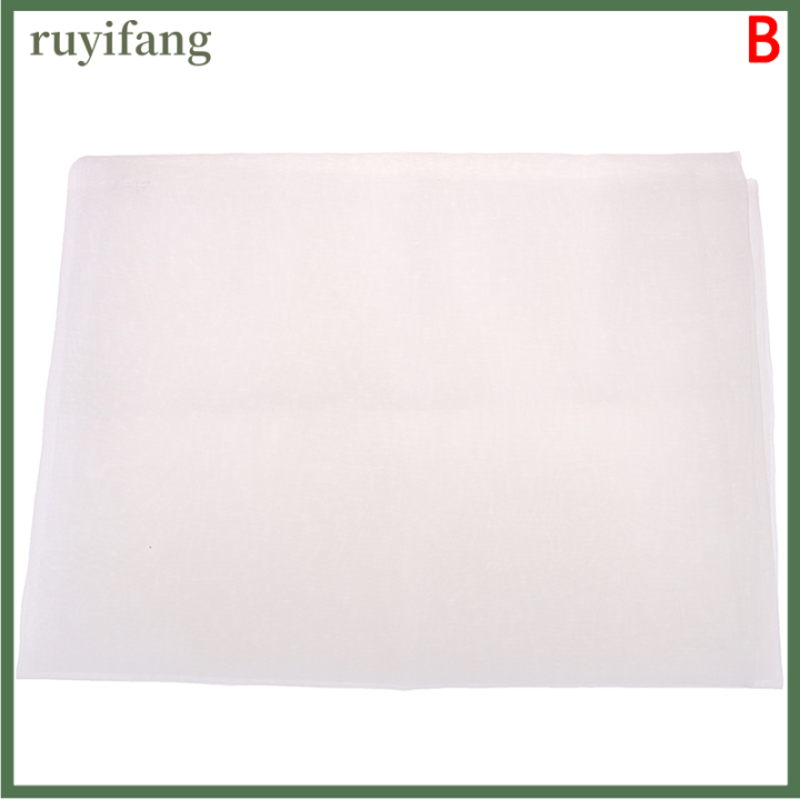 ruyifang-ผ้าไนล่อนกรองตาข่ายผ้า80-120น้ำกรองโพลีเอสเตอร์สีขาว