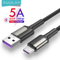 KUULAA 5A USB Type CสายสำหรับSamsung Xiaomi Mi Redmi Fastชาร์จUSB-Cสายชาร์จโทรศัพท์มือถือUSBC Type-Cข้อมูลสายไฟ-JHU STORE