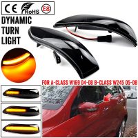 【CW】2Pcs LED Dynamic Blinker Sequential Flashing Light Rearview Mirror Indicator Lamp For Mercedes Benz A B Class W169 W245 04-08