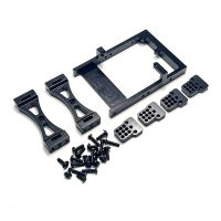 Metal Servo Mount Bracket Beam Crossbeam Shock Mount for WPL C14 C24 B14 B24 1/16 RC Car Kit 4