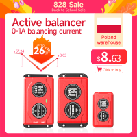 HIBMS Active Balancer LiFePO4 Bms แบตเตอรี่ Equalizador 24V Equalizador De Bateria Balance Board 1A 3S 4S 6S 7S 8S 10S อุปกรณ์เสริม