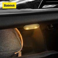 [ANYA Auto Parts] Baseus ไฟรถยนต์ LED โคมไฟตกแต่ง2ชิ้นแม่เหล็กจัดแต่งทรงผมสัมผัสไฟกลางคืนโคมไฟเพดานสำหรับอุปกรณ์ตกแต่งภายในรถยนต์