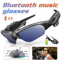 Sport Earphones Stereo Wireless Headset Bluetooth 5.0 Outdoor Smart Glasses Headset in car Calling Music With colorful Sun lens Over The Ear Headphone