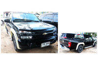 คิ้วล้อ4นิ้ว Chevrolet Colorado 2005 2006 2007 แบบเรียบ รุ่น4ประตู ดำด้าน (รุ่นตาสองชั้น)