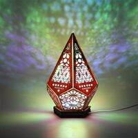 LED Diamond Lamp Projection Bohemian Floor Decorative Lamp Decorative Floor Light Home Decor Bedroom Bedside Standing Lamp Night Lights