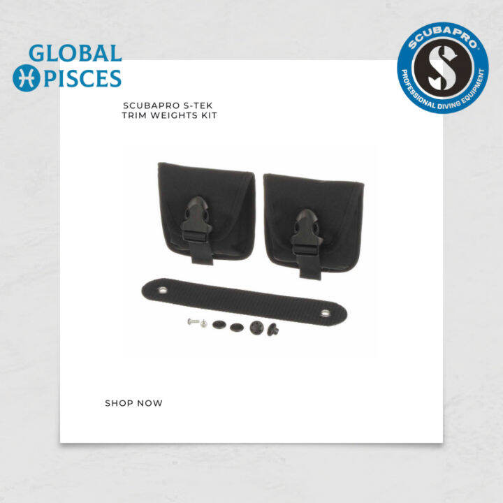 SCUBAPRO STEK Trim Weights Kit Customizable and Streamlined Weight Management for Scuba
