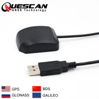 【CC】 QUESCAN USB Antenna Receiver GLONASS BeiDou Satellite UBX-M8030 NEO-M8N QU33N