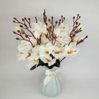 hot【cw】 45 cm 5 claw flower artificial bouquet home wedding decoration room