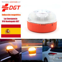 Niscarda1x v16 Homologated DGT Approved Car Emergency Beacon Light Rechargeable Magnetic Induction Strobe Light