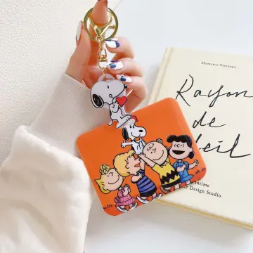 Snoopy Cartoon Design Id Card Holder-Keychain Lanyard Badges