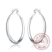 【YP】 925 Sterling Hoop Earrings Korean Big for Wedding Jewelry 2020