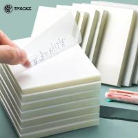 50 Sheet Transparent Sticker Posted Sticky Note Pads Notepads Posits Papeleria Journal School Stationery Office Supplies Stickers Labels