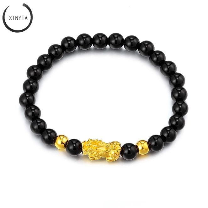 uni-onyx-pixiu-beads-celet-fashion-gorgeous-6mm-black-agate-ve-troops