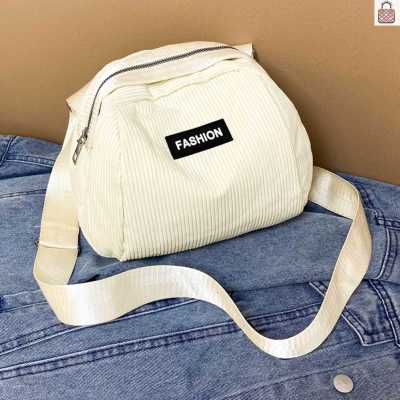 [Fast Delivery] Fashion Women Messenger Bags Portable Nylon Ladies Handbag Casual Zipper Lightweight Simple Cute for Weekend Vacation Campping