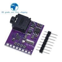 TZT Si4703 RDS วิทยุ FM จูนเนอร์ประเมินฝ่าวงล้อมโมดูลสำหรับ A Rduino AVR PIC ARM วิทยุบริการข้อมูลกรองผู้ให้บริการโมดูล