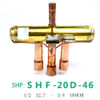 เครื่องปรับอากาศย้อนกลับวาล์ว4 Way ปั๊มความร้อนย้อนกลับวาล์วเปลี่ยน Solenoid ย้อนกลับวาล์วสำหรับตู้เย็น1-5HP