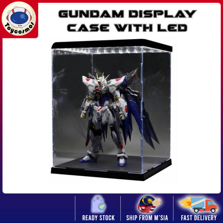 HG/RG/MG/PG Gundam Display Case with LED (20cm / 25cm / 30cm / 35 cm
