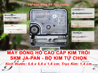 Máy Đồng Hồ SKM JAPAN KIM TRÔI Bộ Kim Tự ChọnTặng Pin AA VỎ NHÔM chống thumbnail
