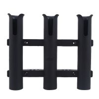 Portable Vertical Double Tube Fishing Rod Tie Holder Stand Pole Support Tube Mount Bracket Socket For Marine Boat Yacht Kayak Wires Leads Adapters