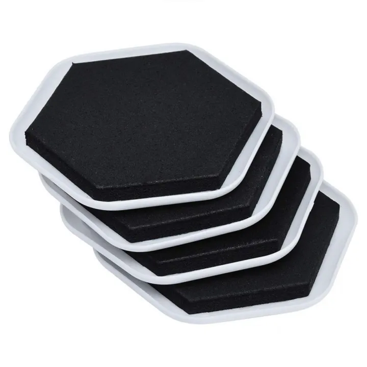 4Pcs Utility EVA Noise Reduction Leg Floor Protectors for Bookshelf