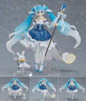 Figma ฟิกม่า Figure Action Vocaloid Project Diva Arcade Future Tone โวคาลอยด์ โปรเจกต์ดีวา อาร์เคด Snow Princess Hatsune Miku ฮะสึเนะ มิกุ Ver แอ็คชั่น ฟิกเกอร์ Anime อนิเมะ การ์ตูน มังงะ ของขวัญ Gift สามารถขยับได้ Doll ตุ๊กตา manga Model โมเดล