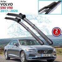 ที่ปัดน้ำฝนสำหรับ VOLVO S90 V90 2017-2020 S 90 V ที่ปัดน้ำฝน T4 T5 T6 T8 D3 D4 D5 AWD ใบปัดน้ำฝนรถยนต์อุปกรณ์เสริมรถยนต์2018 2019