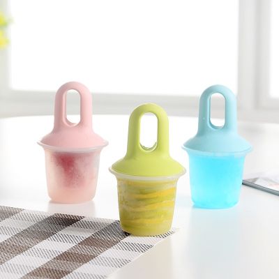 Mini Ice Popsicle Mold Ice Cream Ball Lolly Maker Popsicle Molds Baby Fruit Shake Ice Cream Mold DIY Homemade Ice Pops Mold Ice Maker Ice Cream Moulds