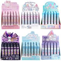 24pcs Sanrio Neutral Pen Cute Hello Kitty Melody Kuromi Cinnamoroll Roller Ball Pens Office School Supplies Stationery Wholesale Pens
