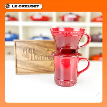 Le Creuset Pour Over Coffee Cone in Cerise