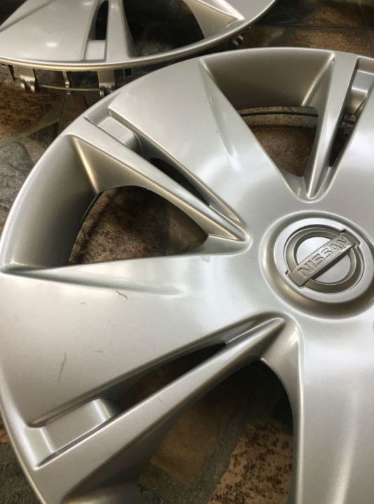 ทำสี-มีรอย-1-ฝาครอบกะทะล้อ-ขอบ-14-นิ้ว-wheel-cover-size-14-inch-nissan-march-almera-นิสสัน-มาร์ช-อัลเมร่า-ฝาครอบล้อ-center-wheel-cover-wheel-ฝาครอบล้อ