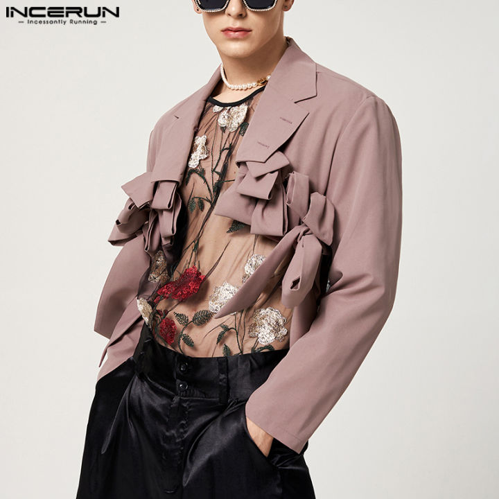 incerun-เสื้อแจ็คเก็ตแขนยาวบุรุษ-frill-ruffles-crop-tops-ชุดแฟนซีปาร์ตี้-สไตล์ตะวันตก