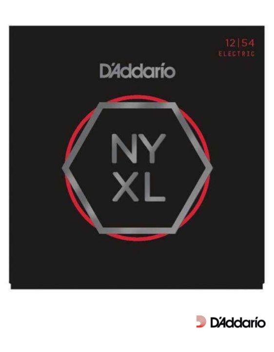 daddario-สายกีตาร์ไฟฟ้า-เบอร์-12-วัสดุนิกเกิล-อย่างดี-ซีรีย์-nyxl-ของแท้-100-รุ่น-nyxl1254-heavy-12-54-made-in-usa