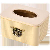 Multifunctional Tissue Box Nordic Style High-end Modern Minimalist Living Room Coffee Table Desktop Tissue Paper Box