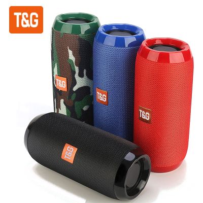 TG117 Portable Speaker Wireless Bluetooth-compatible Subwoofer Outdoor Waterproof Loudspeaker Stereo Surround Support FM RadioTF