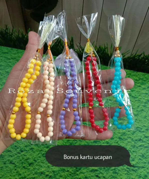 Souvenir Pernikahan Tasbih Mutiara Mini Kemas Plastik Isi Pcs Lazada Indonesia