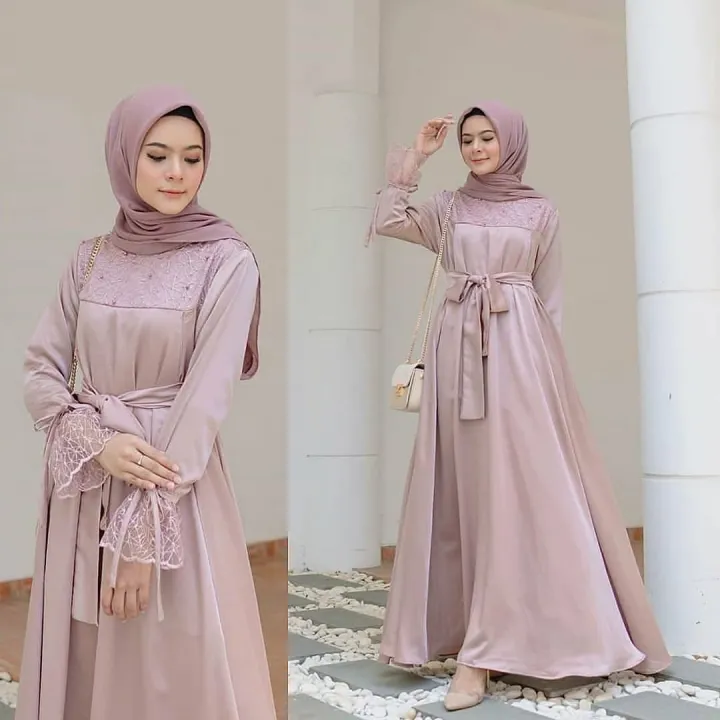 dress hijab kondangan