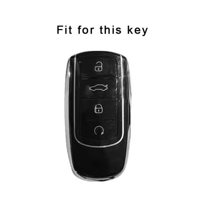 Car Zinc Alloy Key Case For Chery Tiggo 8 Pro Tiggo 8Plus New 5 Plus 7Pro Keychain Protector Auto Interior Styling Accessories