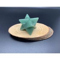 1 pc Natural Aventurine Merkaba 2-3 cm Polished Merkaba Stone / Top High Quality Stone / Pocket Stone Healing Chakra