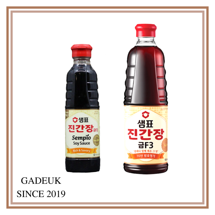 [SEMPIO] SOY SAUCE JIN GOLD F3 (RICH AND SAVORY) 500ml/860ml Lazada PH