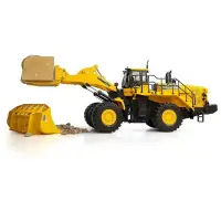 Komatsu โมเดล1:50หิน WA600-8รถตักดินหินโลหะผสมหล่อขึ้นรูปรถก่อสร้างของที่ระลึกของสะสม