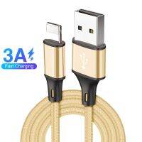 USB อย่างรวดเร็วสำหรับ13 12 11 Pro X Max 6 6S 7 8 Plus สายโทรศัพท์มือถือต้นทางสำหรับ Ipad สาย3M ข้อมูล R