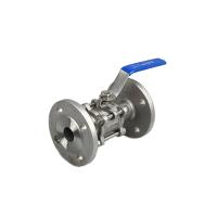 1" Stainless Steel PN16 Full Bore Flange Ball Valve For Hot and Cold Water  Oil  Gas and other medium