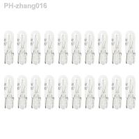 20Pcs Halogen T5 W2W Bulb 12V Car Instrument Lights Dashboard Bulb Auto Interior Warnning Light